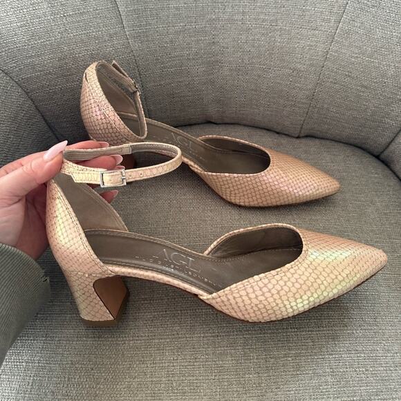 AGL d’Orsay Ankle Strap Heel - Picture 1 of 6